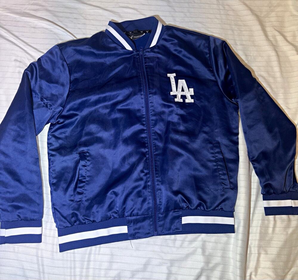 YAAMAVA Los Angeles Dodgers MLB Blue/White Full Zip Jacket Size L